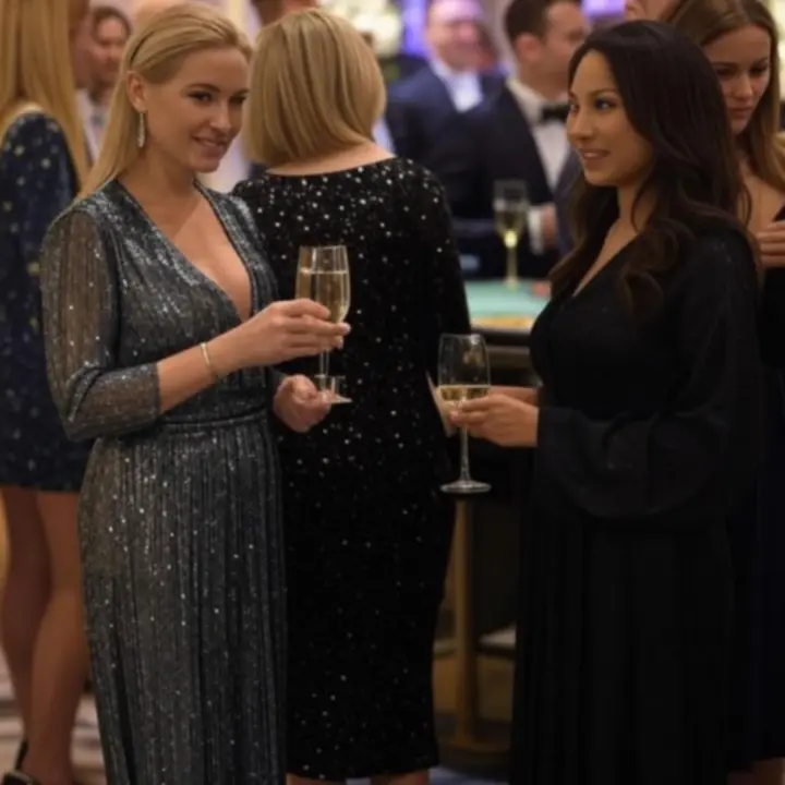 LuxVille event success story showing a beautifully lit gala with guests enjoying the evening